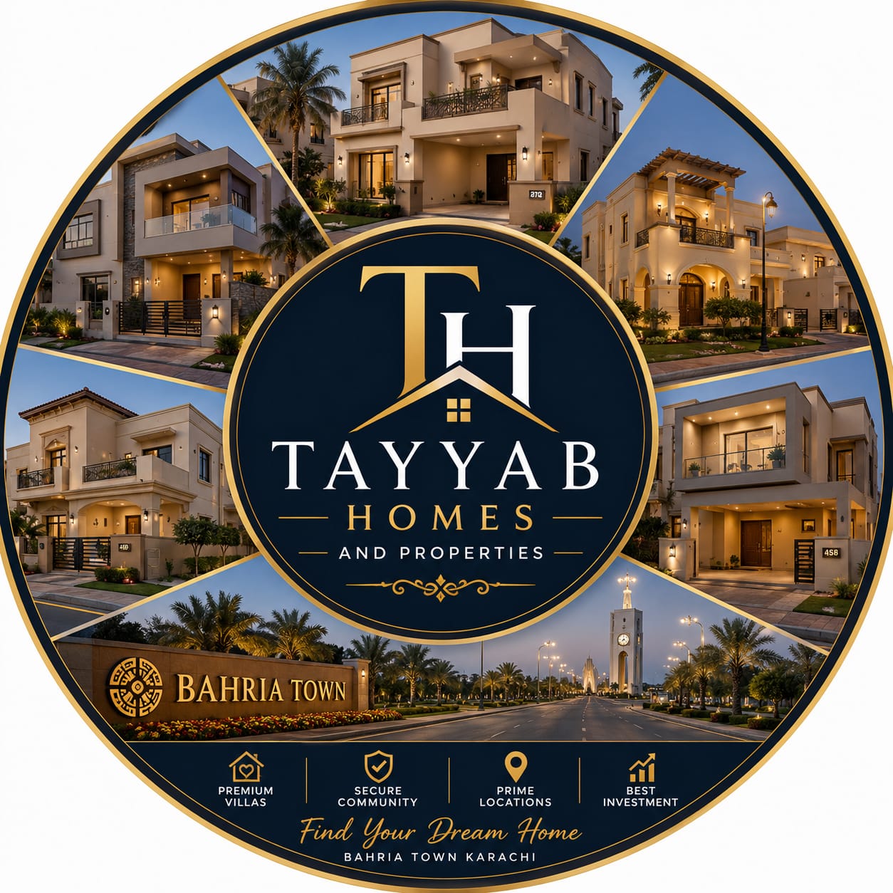 Tayyab Homes portfolio — Bahria Town Karachi villas